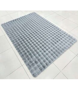 EMBOSSED RABBIT FUR RUG 3X5'