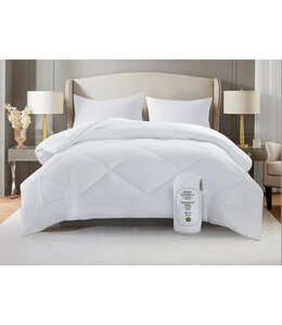 MAISON CONDELLE BAMBOO FEEL SYNTHETIC ROLLED DUVET WHITE