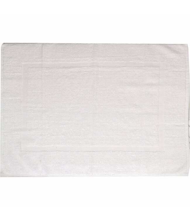 HOTEL TERRY BATH MAT 20"X30" WHITE
