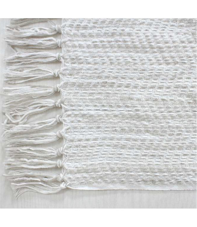 KIARA CHEVRON CHENILLE THROW SAGE 50X60"