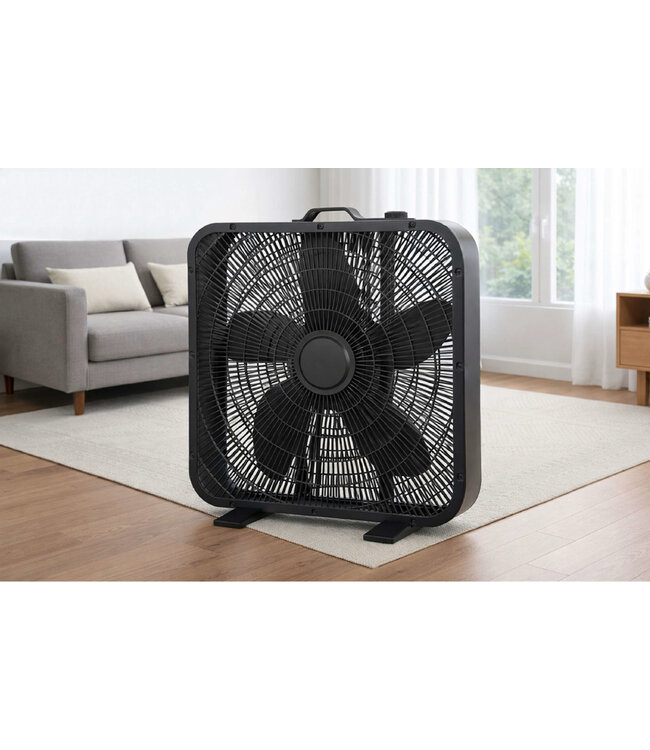 STUDIO 707 20" BOX FAN BLACK