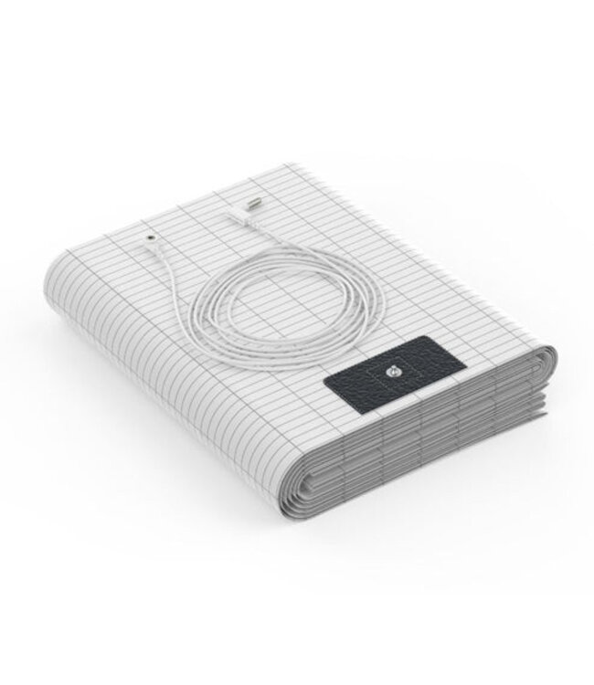 LAUREN TAYLOR GROUNDING SHEET MAT WHITE 24X110"