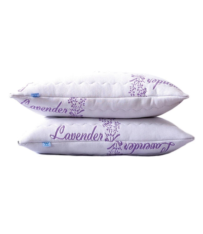 W HOME LAVENDER INFUSED PILLOW PROTECTOR WHITE (MP12)