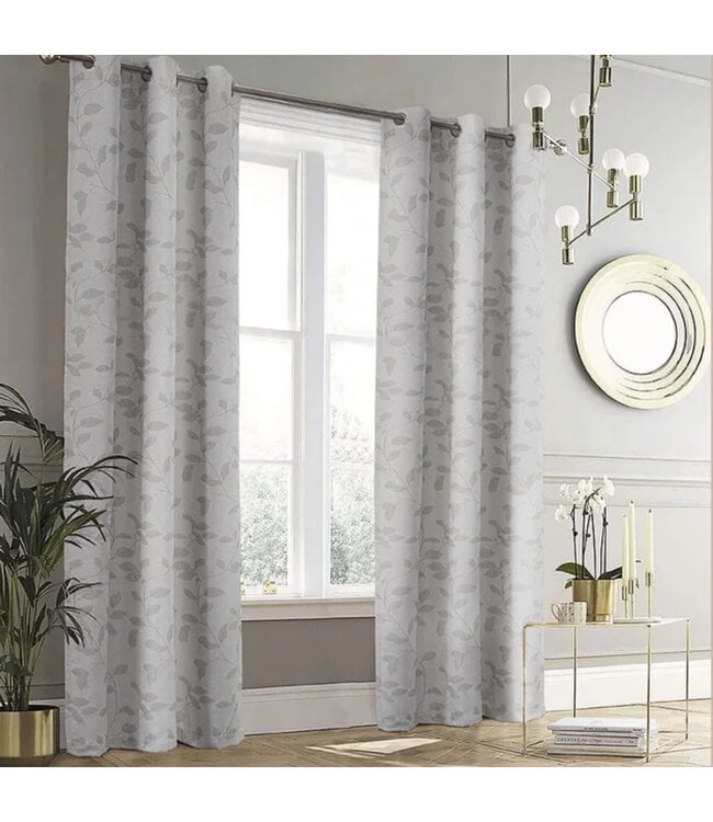 LAUREN TAYLOR TRIANNA 2PK JACQUARD WINDOW PANELS 42X84"