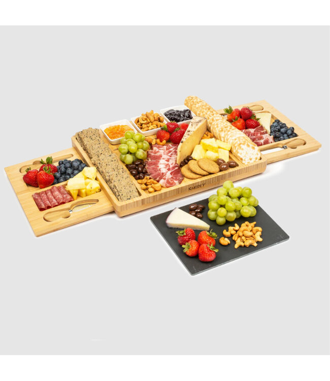PREMIUM BAMBOO EPIC FESTIF CHEESEBOARD/SERVING PLATTER V2