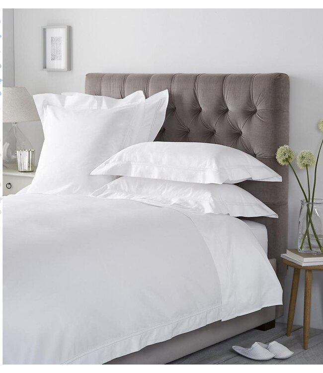BLANC DE BLANC OPULENCE DUVET COVER SET 400TC ORGANIC EGYPTIAN COTTON