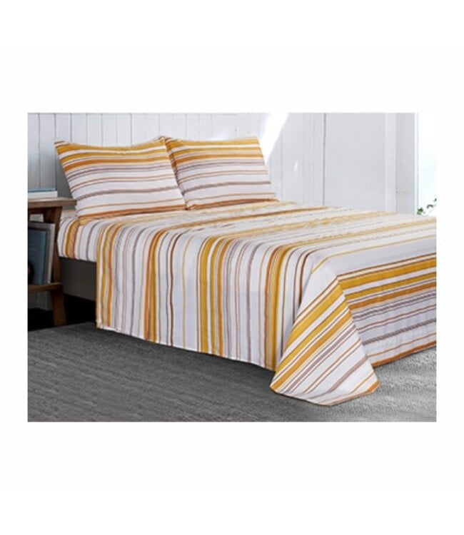 ADRIEN LEWIS COASTAL STRIPE SHEET SET