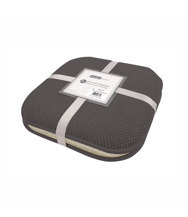modernhome 2PK ANTI-SLIP FOAM CHAIR PAD 16X16"