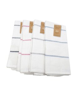 TRIPLE HORIZONTAL STRIPE KITCHEN TOWEL AST 16X26"