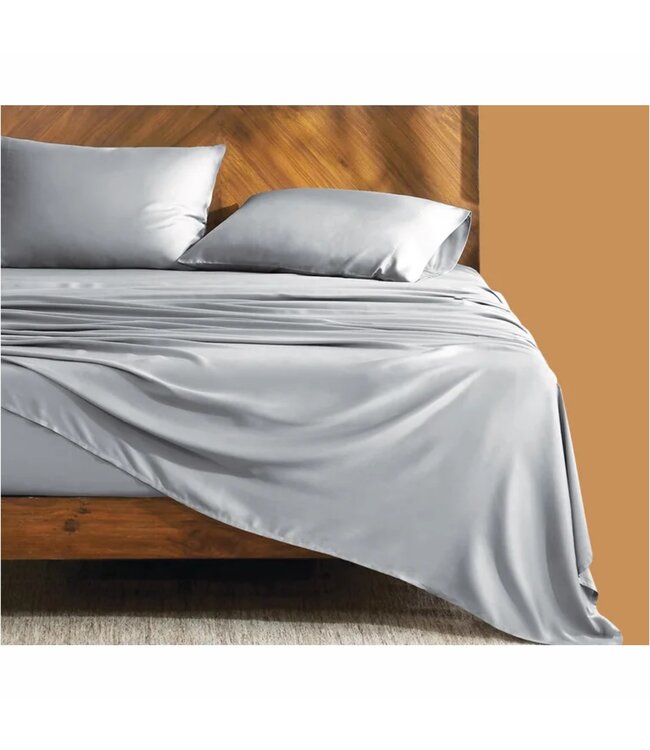 LAUREN TAYLOR 800TC PIMA COTTON SOLID 14"DP SHEET SET AST