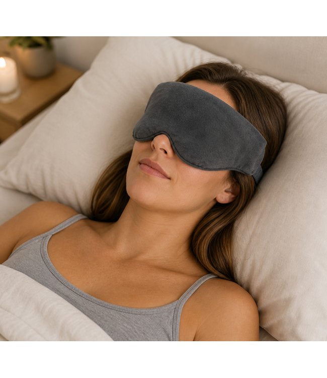 WEIGHTED FLEECE EYE MASK 9.5x4.5"