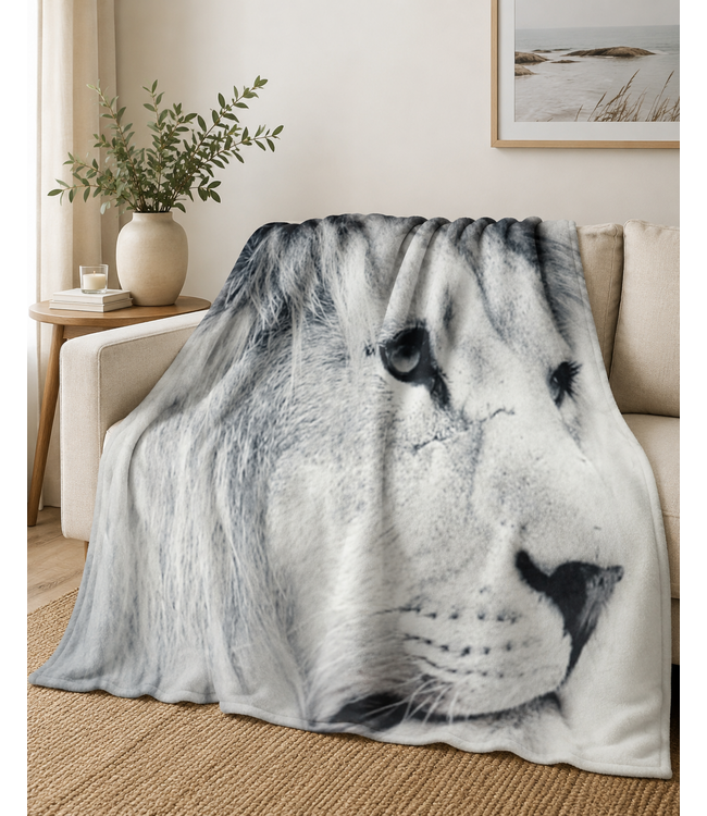 LAUREN TAYLOR PHOTOREAL SEPIA THROW 50X60"