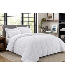 STUDIO 707 MICROFIBER ROLLED SUMMER FILL DUVET WHITE