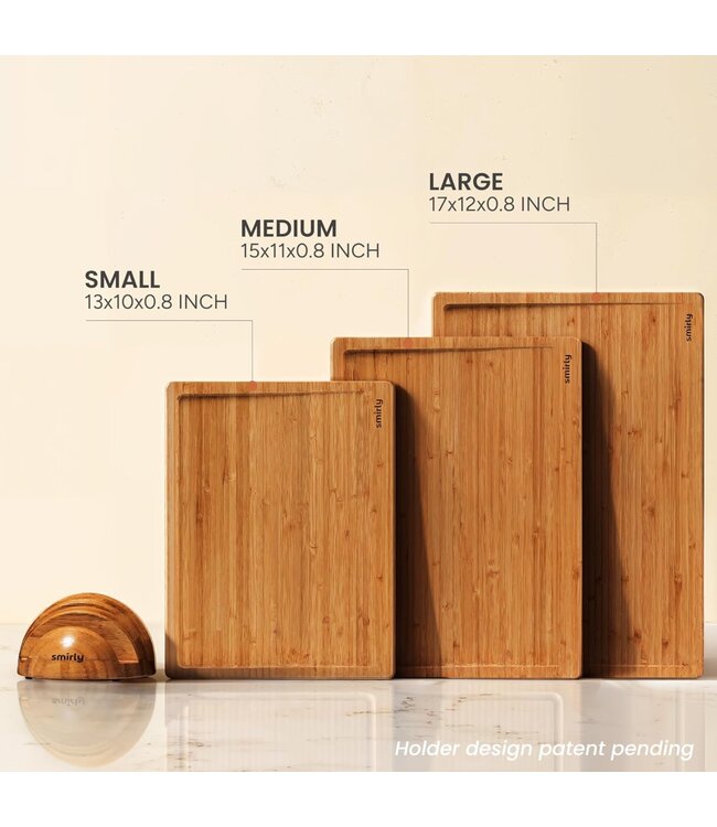 BAMBOO 3 PIECE CUTTING BOARD