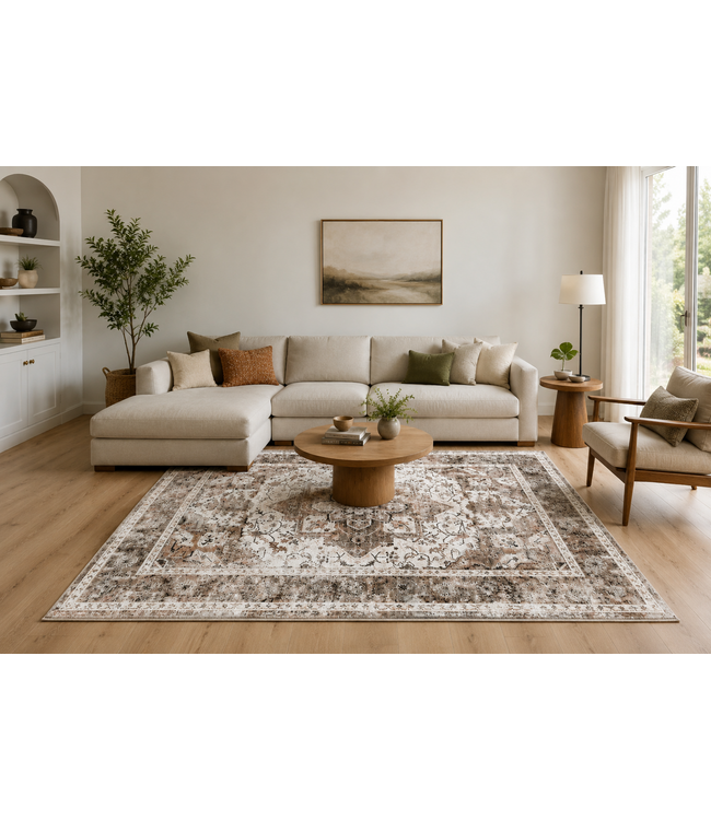 LAUREN TAYLOR GRANTA COLLECTION CRYSTAL RUGS MULTI