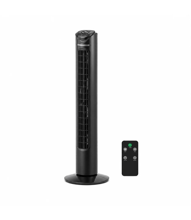 STUDIO 707 32" PEDESTAL FLOOR FAN BLACK