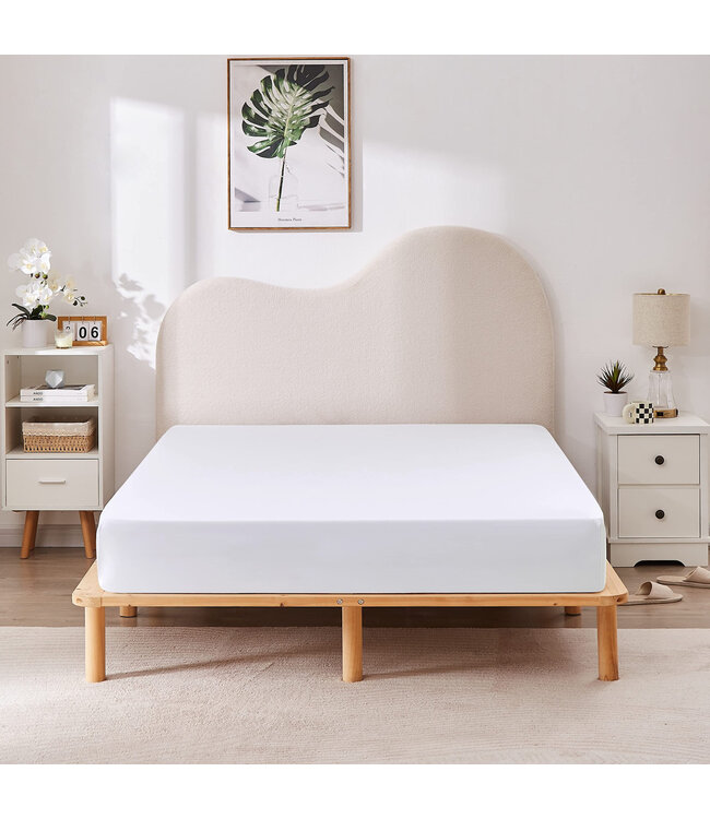 T200 COTTON HOTEL FITTED SHEET WHITE TWIN XL