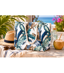 COTTON CANVAS SUMMER TOTE BAG