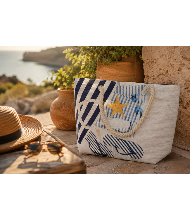 CANVAS SUMMER TOTE BAG