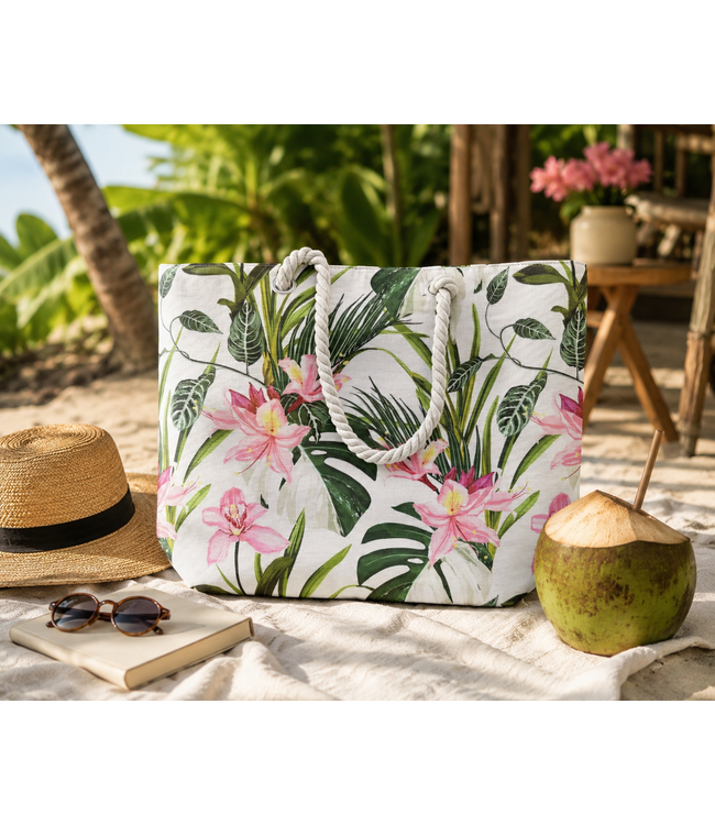 CANVAS SUMMER TOTE BAG