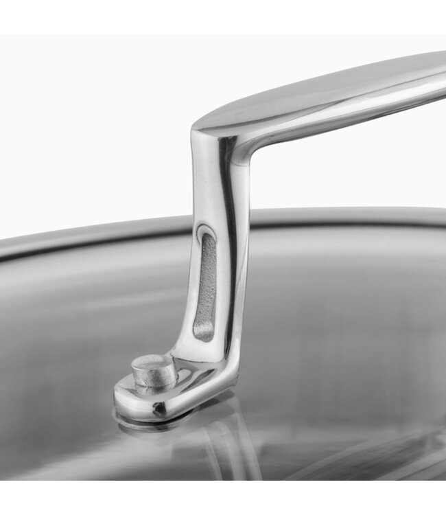 MADAME COCO ELENA STAINLESS STEEL DEEP POT w/LID 2600 ml
