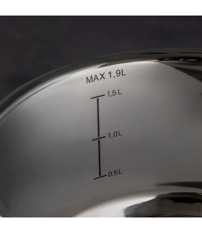 MADAME COCO ELENA STAINLESS STEEL SAUCE PAN w/LID 1900 ml