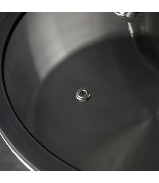 MADAME COCO COLIN STAINLESS STEEL SHALLOW POT w/LID 2700 ml