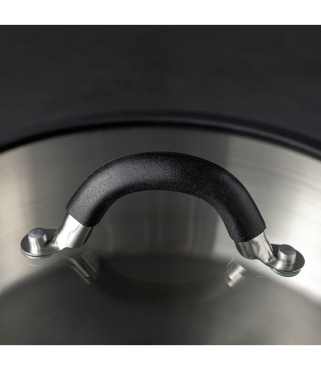 MADAME COCO COLIN STAINLESS STEEL SHALLOW POT w/LID 2700 ml