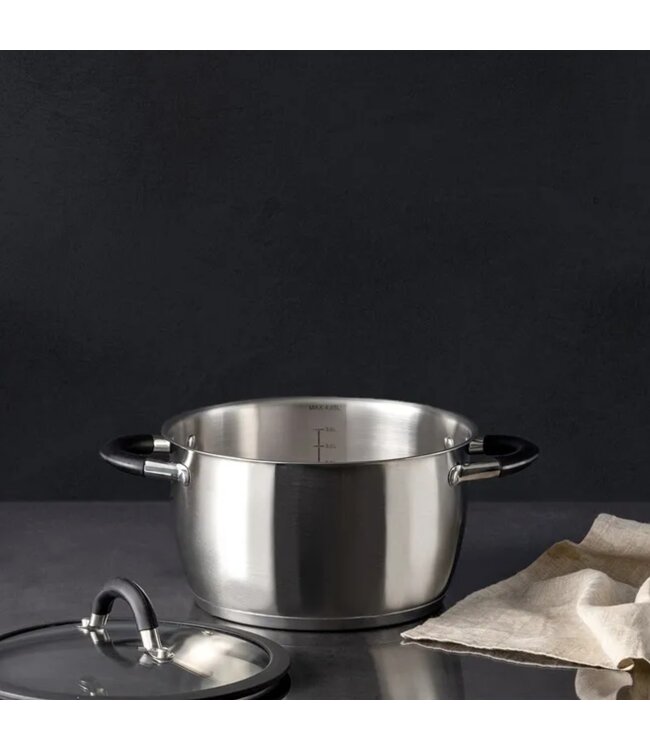 MADAME COCO COLIN STAINLESS STEEL DEEP POT w/LID 4450 ml