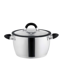 MADAME COCO COLIN STAINLESS STEEL DEEP POT w/LID 2450 ml