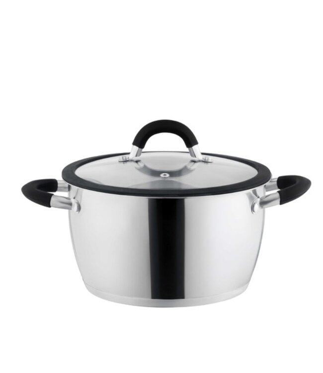 MADAME COCO COLIN STAINLESS STEEL DEEP POT w/LID 2450 ml