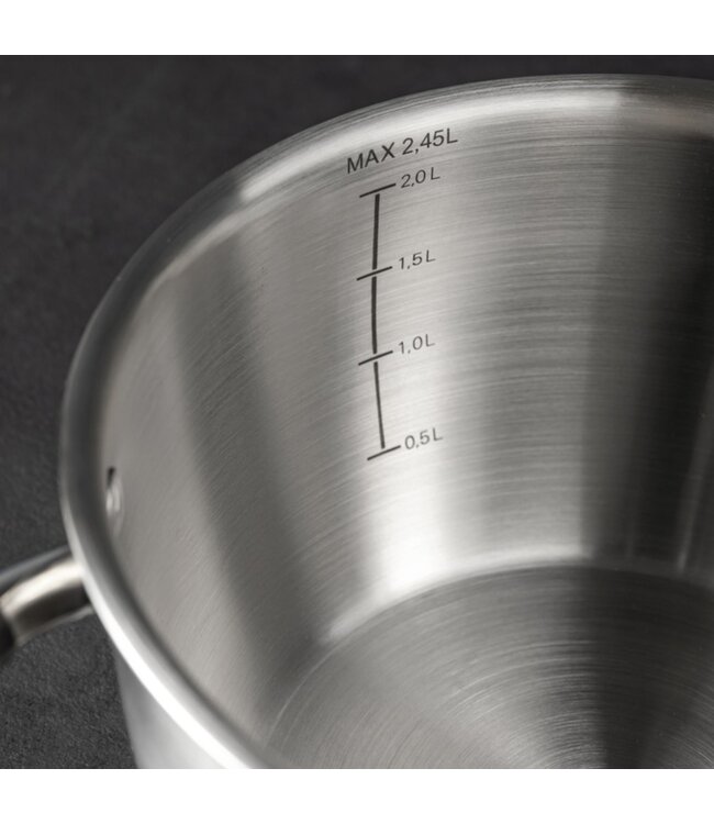 MADAME COCO COLIN STAINLESS STEEL DEEP POT w/LID 2450 ml