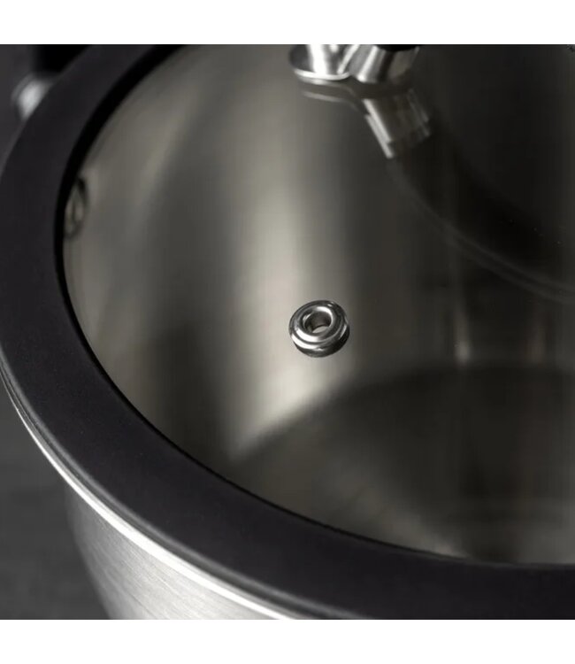 MADAME COCO COLIN STAINLESS STEEL DEEP POT w/LID 2450 ml