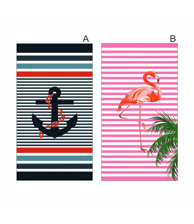 LAUREN TAYLOR LARGE ASSORTED PRINTED BEACH TOWELS 38X69"