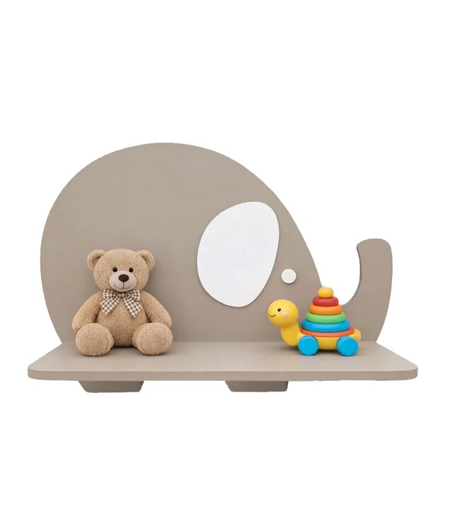 mari & mac DECORATIVE WALL SHELF ELEPHANT 15.5"x6"x11"