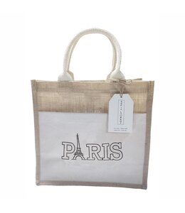 JUTE TOTO BAG (Monaco Blue OR Monaco Black OR Paris)