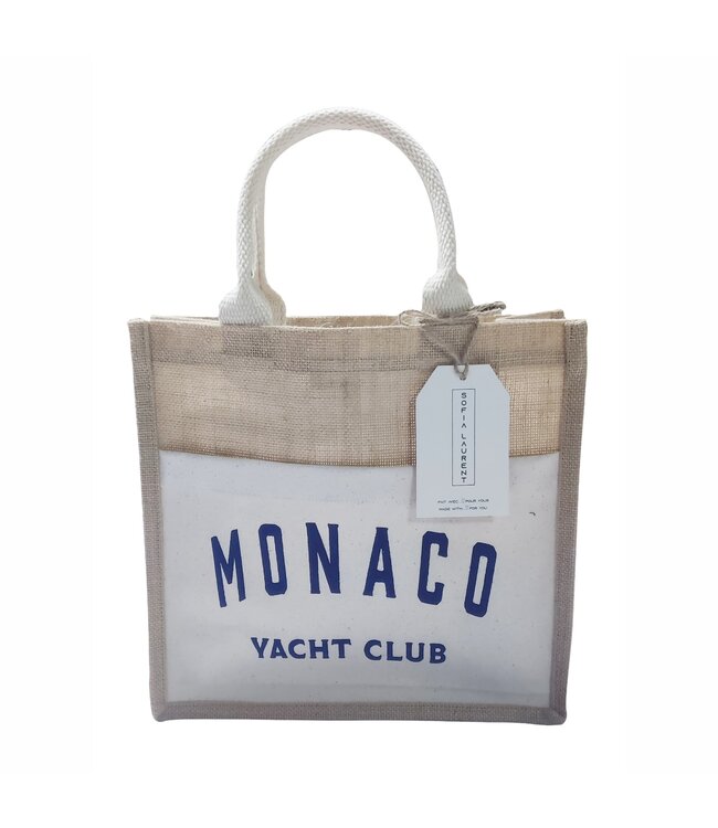 JUTE TOTO BAG (Monaco Blue OR Monaco Black OR Paris)