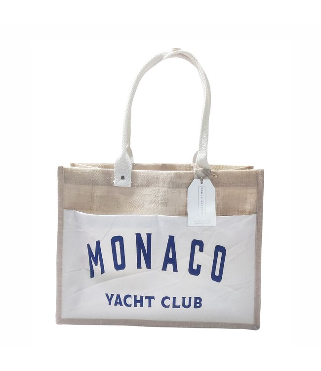 JUTE TOTO BAG (Monaco Blue OR Monaco Black OR Paris)