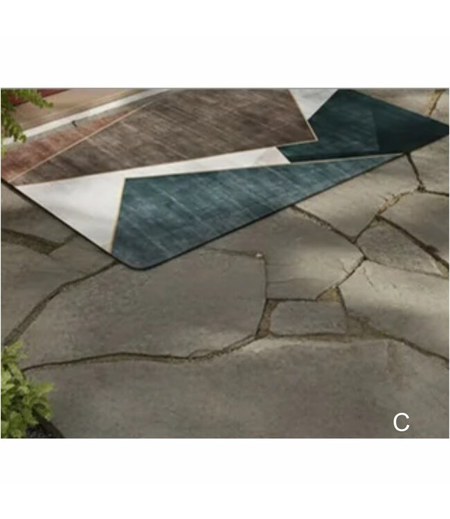 DIATOM MAT w/RUBBER BACK ASSORTED 24x36"