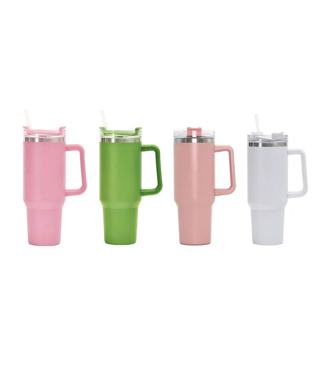 STEEL THERMAL MUG ASSORTED 40oz