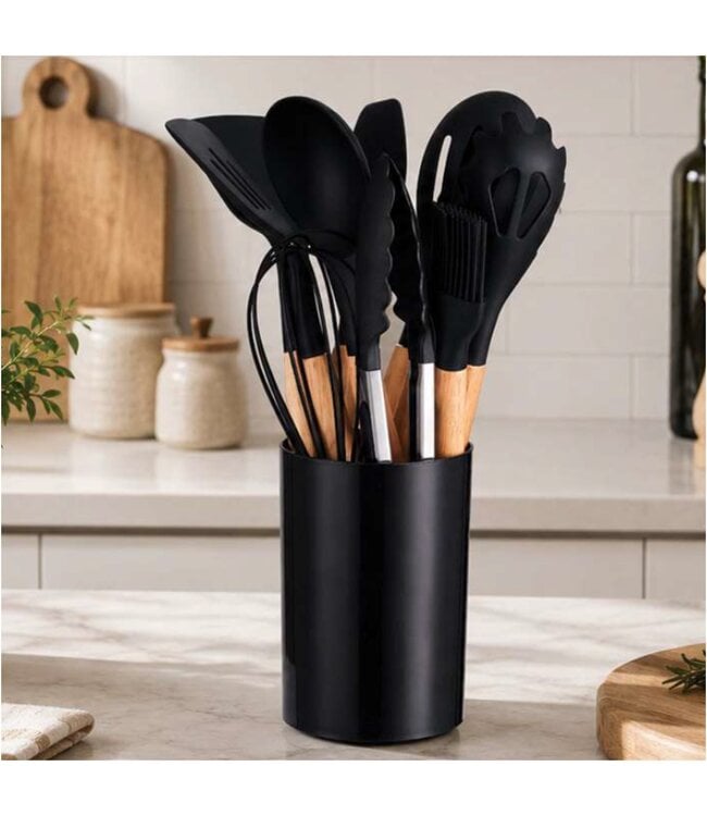 MASSIMO 12PC SILICONE COOKING UTENSILS SET