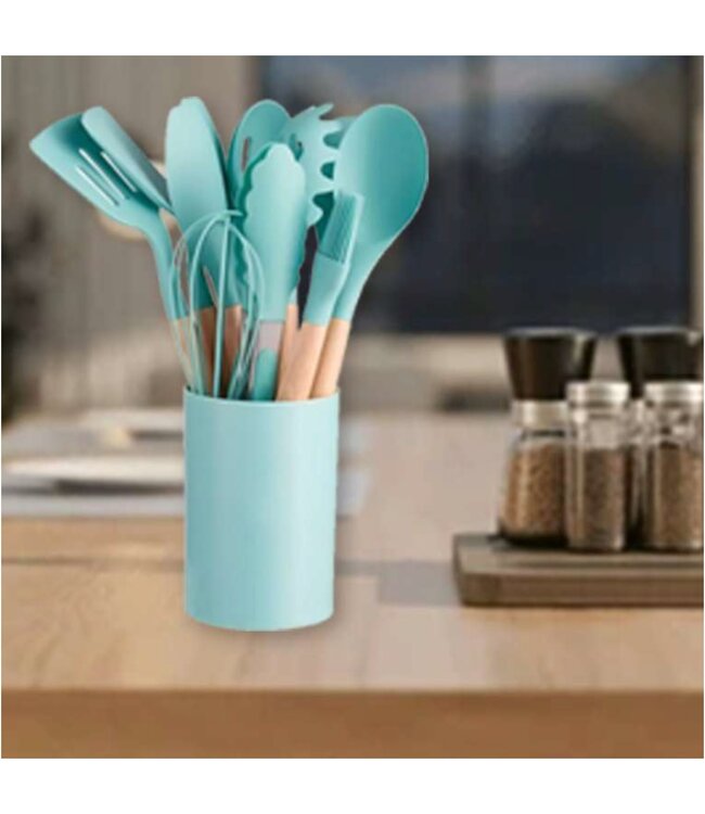 MASSIMO 12PC SILICONE COOKING UTENSILS SET