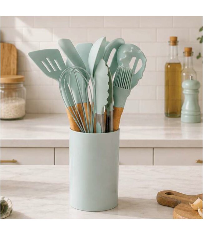 MASSIMO 12PC SILICONE COOKING UTENSILS SET