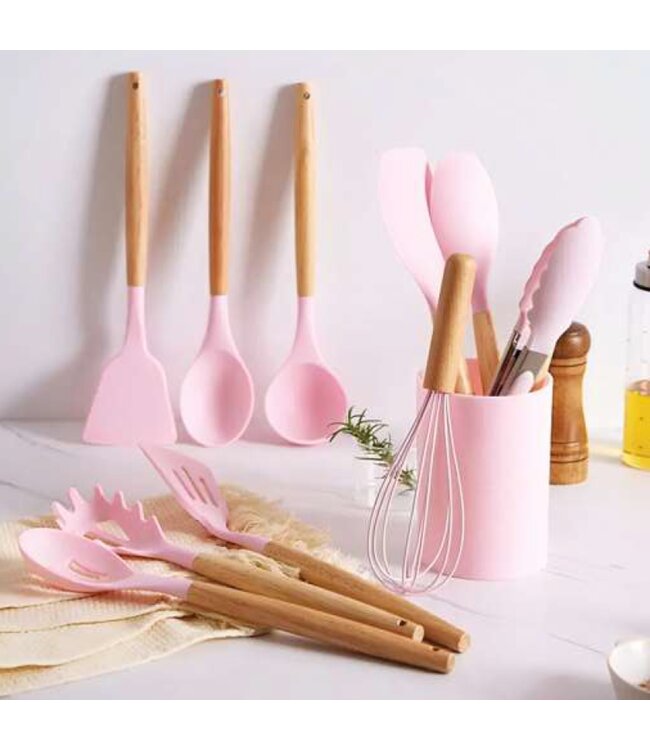 MASSIMO 12PC SILICONE COOKING UTENSILS SET