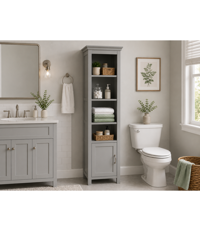 3 TIER STORAGE CABINET 16X12X63"
