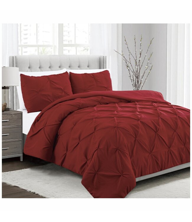 RUCHED DUVET COVER SET