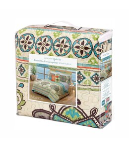MAJORCA REVERSIBLE  QUILT SET 2Pc TWIN