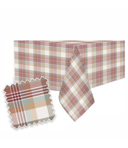 FALL COTTON BLEND YARN DYED TABLECLOTH