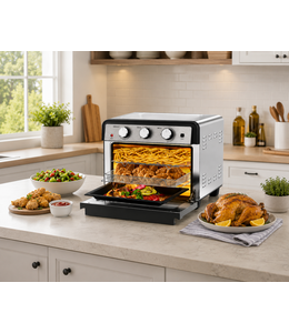 7-IN-1 AIRFRYER OVEN BLACK 24 QUART