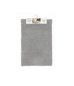 CHENILLE BATH MAT GREY 16X24″